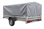 Einachsanhänger 264×150 UNITRAILER GARDEN 265 KIPP mit H-800 Rahmen und grauer Plane-Neu – Bild 7