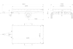 Einachsanhänger 264×150 UNITRAILER GARDEN 265 KIPP mit zusätzlichen Bordwänden, H-0-Rahmen und blauer Plane-Neu - Image 2
