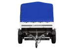 Einachsanhänger auf Blattfedern 200×125 UNITRAILER GARDEN 201/R KIPP mit H-800-Rahmen und blauer Plane-Neu - Image 10