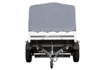 Einachsanhänger auf Blattfedern 200×125 UNITRAILER GARDEN 201/R KIPP mit H-800-Rahmen und grauer Plane-Neu - Image 13