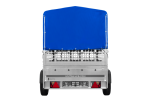 Einachsanhänger auf Federn 200×125 UNITRAILER GARDEN 201/R KIPP mit Gitterwänden, H-800-Rahmen und blauer Plane-Neu - Image 4