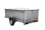 Einachsiger Anhänger auf Blattfedern 264×125 UNITRAILER GARDEN 264/R KIPP mit BIS-Seitenwänden und Aluminiumabdeckung-Neu - Image 10