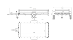 Einachsiger Anhänger auf Blattfedern 264×125 UNITRAILER GARDEN 264/R KIPP mit BIS-Seitenwänden und Aluminiumabdeckung-Neu - Image 2