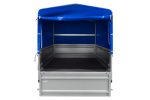 Einachsiger Anhänger mit Blattfedern 264×125 UNITRAILER FORCE 264/R KIPP mit H-800 Spriegel und blauer Plane-Neu - Image 12