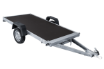 Einachsiger Anhänger mit Blattfedern 264×125 UNITRAILER FORCE 264/R KIPP mit H-800 Spriegel und blauer Plane-Neu - Image 13