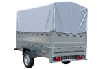 Führerschein B Anhänger GARDEN TRAILER 230 KIPP mit Stützrad, zusätzlichen Bordwänden, Hochplane und Hochspriegel H800-Neu - Image 2