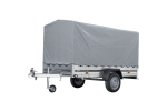 GARDEN TRAILER 264 KIPP MIT STÜTZRAD, H1100-HOCHSPRIEGEL UND GRAUER PLANE-Neu - Image 11