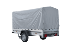 GARDEN TRAILER 264 KIPP MIT STÜTZRAD, H1100-HOCHSPRIEGEL UND GRAUER PLANE-Neu - Image 12