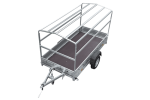 GARDEN TRAILER 264 KIPP MIT STÜTZRAD, H1100-HOCHSPRIEGEL UND GRAUER PLANE-Neu - Image 18
