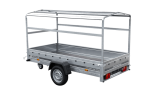 GARDEN TRAILER 264 KIPP MIT STÜTZRAD, H1100-HOCHSPRIEGEL UND GRAUER PLANE-Neu - Image 19