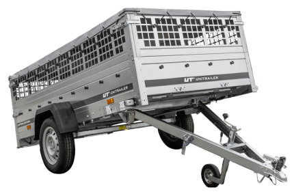 GARDEN TRAILER 264 KIPP mit Gitteraufsatz, Flachplane und Stützrad-Neu