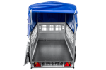 Kipp Anhänger Garden Trailer 200 KIPP mit Laubgitteraufsatz, Hochplane, Hochspriegel und Stützrad-Neu – Bild 14