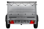 Kippbarer Pkw Anhänger GARDEN TRAILER 200 KIPP mit zusätzlichen Bordwänden, Stützrad und Flachplane-Neu – Bild 4