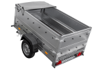 Kippbarer Pkw Anhänger GARDEN TRAILER 200 KIPP mit zusätzlichen Bordwänden, Stützrad und Flachplane-Neu – Bild 12