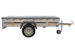 Kipper Pkw Anhänger Garden Trailer 230 KIPP [230 cm x 125 cm] mit Flachplane, Stützrad und Planenträger-Neu - Image 4