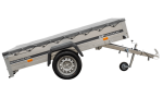 Kipper Pkw Anhänger Garden Trailer 230 KIPP [230 cm x 125 cm] mit Flachplane, Stützrad und Planenträger-Neu - Image 7
