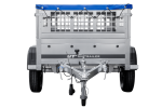 Kompakter Anhänger Garden Trailer 150 KIPP 150×106 cm 750 kg mit Laubgitteraufsatz-Neu - Image 7