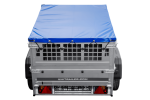 Kompakter Anhänger Garden Trailer 150 KIPP 150×106 cm 750 kg mit Laubgitteraufsatz-Neu - Image 3