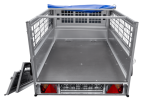 Kompakter Anhänger Garden Trailer 150 KIPP 150×106 cm 750 kg mit Laubgitteraufsatz-Neu - Image 14