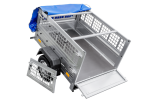 Kompakter Anhänger Garden Trailer 150 KIPP 150×106 cm 750 kg mit Laubgitteraufsatz-Neu - Image 11
