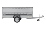 Leichter Anhänger 264×125 UNITRAILER FORCE 264 KIPP mit BIS-Seitenwänden, H-0-Rahmen und grauer Plane-Neu – Bild 4