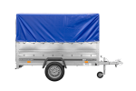 PKW-Anhänger 230×125 UNITRAILER GARDEN 230 FD mit BIS-Bordwänden, H-800-Gestell und blauer Plane-Neu – Bild 7