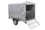 PKW-Anhänger 230×125 UNITRAILER GARDEN 230 FD mit BIS-Seiten, H-800-Gestell und grauer Plane-Neu - Image 8