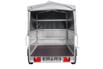 PKW-Anhänger 230×125 UNITRAILER GARDEN 230 FD mit BIS-Seiten, H-800-Gestell und grauer Plane-Neu - Image 10