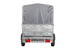 PKW-Anhänger 230×125 UNITRAILER GARDEN 230 FD mit BIS-Seiten, H-800-Gestell und grauer Plane-Neu - Image 3