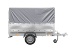 PKW-Anhänger 230×125 UNITRAILER GARDEN 230 FD mit BIS-Seiten, H-800-Gestell und grauer Plane-Neu - Image 4