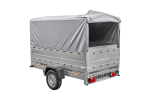 PKW-Anhänger 230×125 UNITRAILER GARDEN 230 FD mit BIS-Seiten, H-800-Gestell und grauer Plane-Neu - Image 7