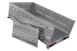 PKW-Anhänger 264×150 UNITRAILER GARDEN 265 KIPP mit dem Bordwandaufsatz-Neu – Bild 12