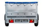 PKW-Anhänger auf Federn 230×125 UNITRAILER GARDEN 230/R KIPP mit BIS-Bordwänden, H-0-Rahmen und blauer Plane-Neu - Image 6