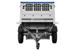 Pkw Planenanhänger GARDEN TRAILER 200 KIPP mit Laubgitteraufsatz, Stützrad, Flachplane und Planenträger-Neu - Image 8