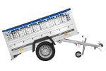 Pkw Planenanhänger GARDEN TRAILER 200 KIPP mit Laubgitteraufsatz, Stützrad, Flachplane und Planenträger-Neu - Image 11