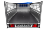 Pkw Planenanhänger GARDEN TRAILER 200 KIPP mit Laubgitteraufsatz, Stützrad, Flachplane und Planenträger-Neu - Image 13