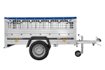 Pkw Planenanhänger GARDEN TRAILER 200 KIPP mit Laubgitteraufsatz, Stützrad, Flachplane und Planenträger-Neu - Image 7