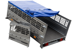 Pkw Transport Anhänger 230×125 Garden Trailer 230 KIPP mit Laubgitteraufsatz, blauer Flachplane, Planenträgern und Stützrad-Neu - Image 11