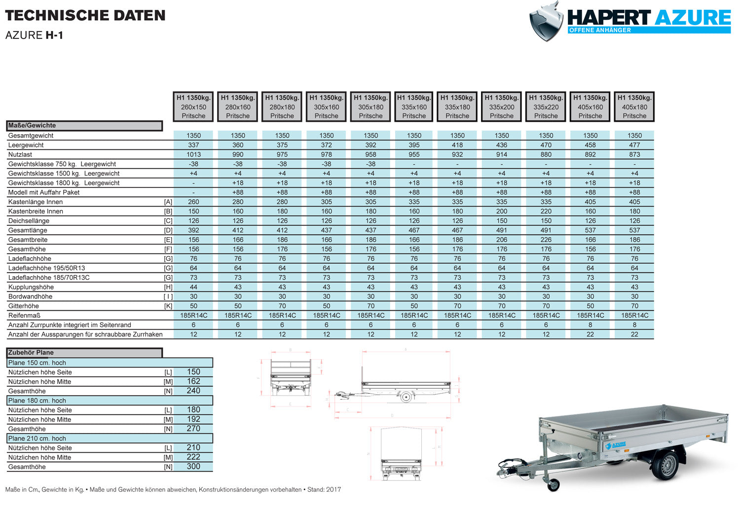 Hapert Azure H-1 – 1500 – 2800 x 1600 – niedriges Fahrwerk – Bild 6