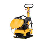 LUMAG RPi25N – Rüttelplatte reversierbar mit 131 kg inkl. Transportfahrwerk und Gummimatte